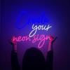 Custom Neon Sign, Large Custom Led Neon Signs, Neon Light Sign Customizable for Wall Decor Wedding Birthday Bar Business Store Logo