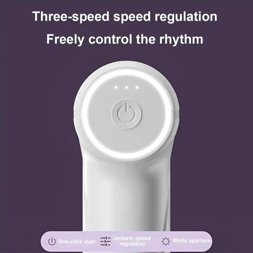 Wireless Electric Handheld Egg Mixer 3 Speed Settings Food Blender For Baking Cake Dough Cream Whisk