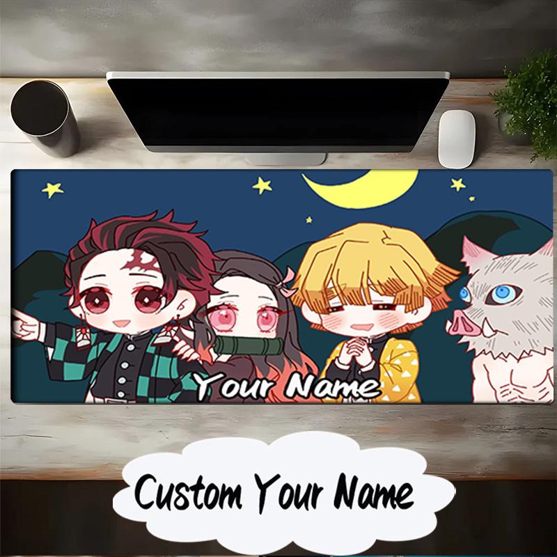 Custom Name Mouse pad Winter Fantasy Slayer Group Mouse pad, Gaming Mouse Pad, keyboard pad, Desk Decor for computer notebook Fan Birthday Gift