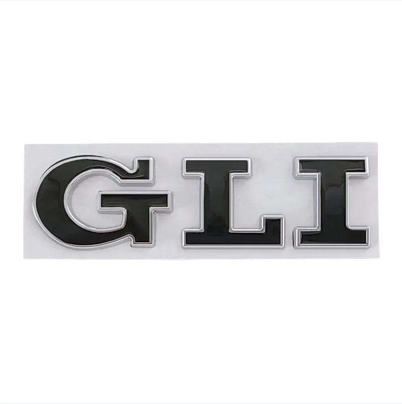 AABGJ1 3D Metal GLI Logo Car Rear Trunk Letter Badge Decal Emblem Sticker Accessories For Volkswagen Golf Bora VW Jetta MK4 MK5 MK6 MK7