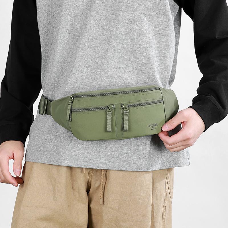 Men's Chest Bag Portable Mobile Phone Crossbody Bag Outdoor Sports Waist Bag