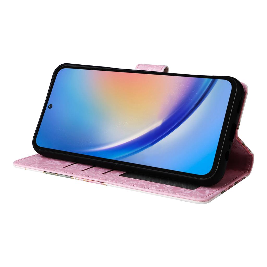 Для Samsung Galaxy A35 5G Шкіряний чохол з RFID-блокуванням, слотами для карток, чохол для телефону