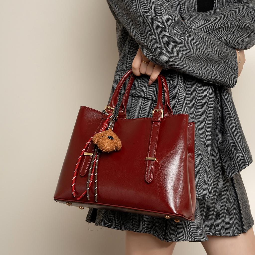 Light Luxury High-End Red Bag Atmospheric Bride Wedding Handbag Trendy Versatile Shoulder Bag