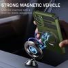 For Samsung Galaxy S21 FE 5G Magnetic PC+TPU Phone Case Finger Grip Kickstand Cover