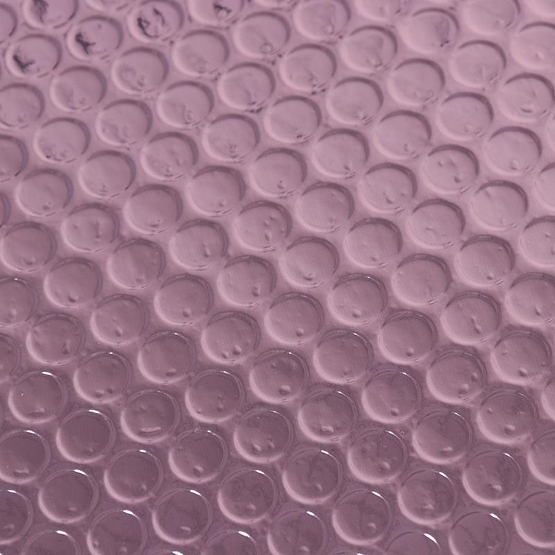 10 selbstklebende Luftpolsterumschläge aus Poly-Metall in Roségold