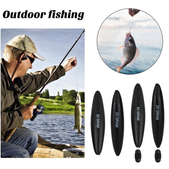 EVA Inline Float with Bell Fishing Buoyancy Float Easy Installation Weight Bead Catfish Float Accessories Fishing Bobbers Floats