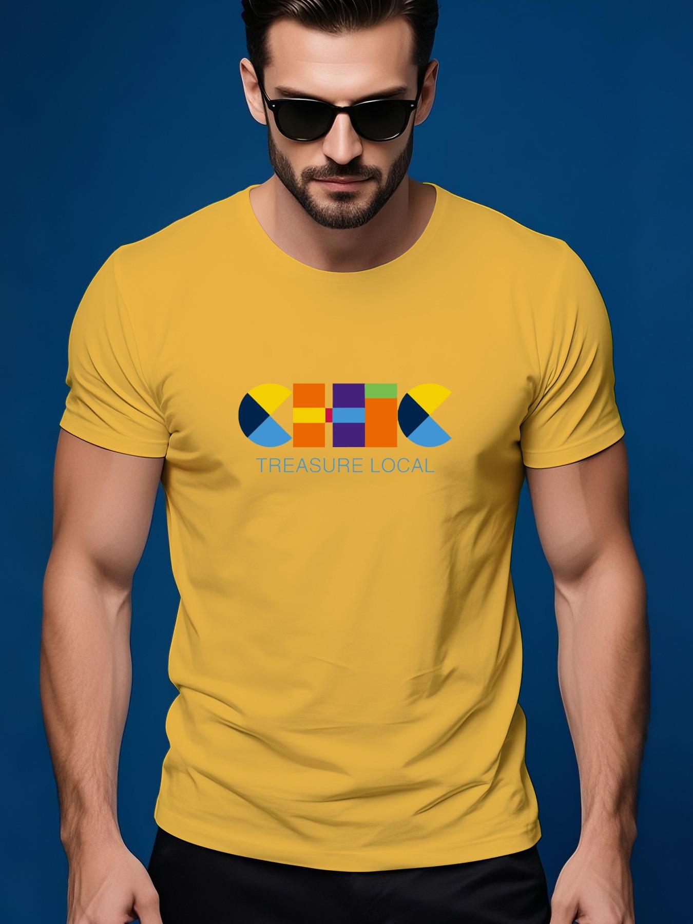 Graphic Tshirt - Treasure Local Bold Color Block Design XXXXL