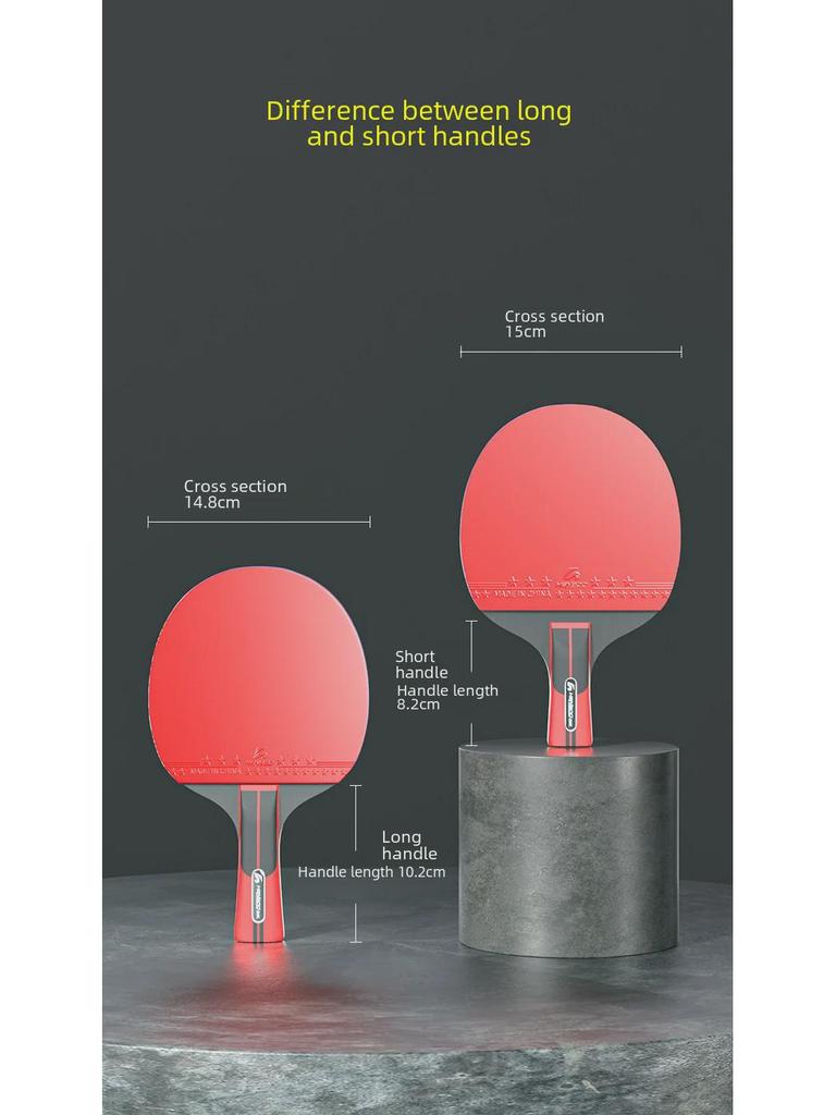 Professionellt bordtennisracket - En, Två, Tre stjärnor, Vertikalt/Horisontellt för Träning & Underhållning