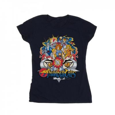Womens/Ladies Action Group Shot Cotton T-Shirt