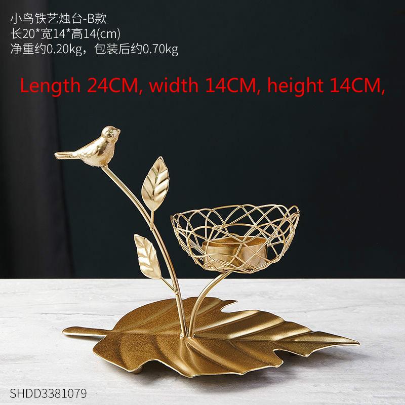 Nordic Style Creative Candle Holders Home Romantic Candles Home Living Room Bedroom Decorations Personalized Ornaments