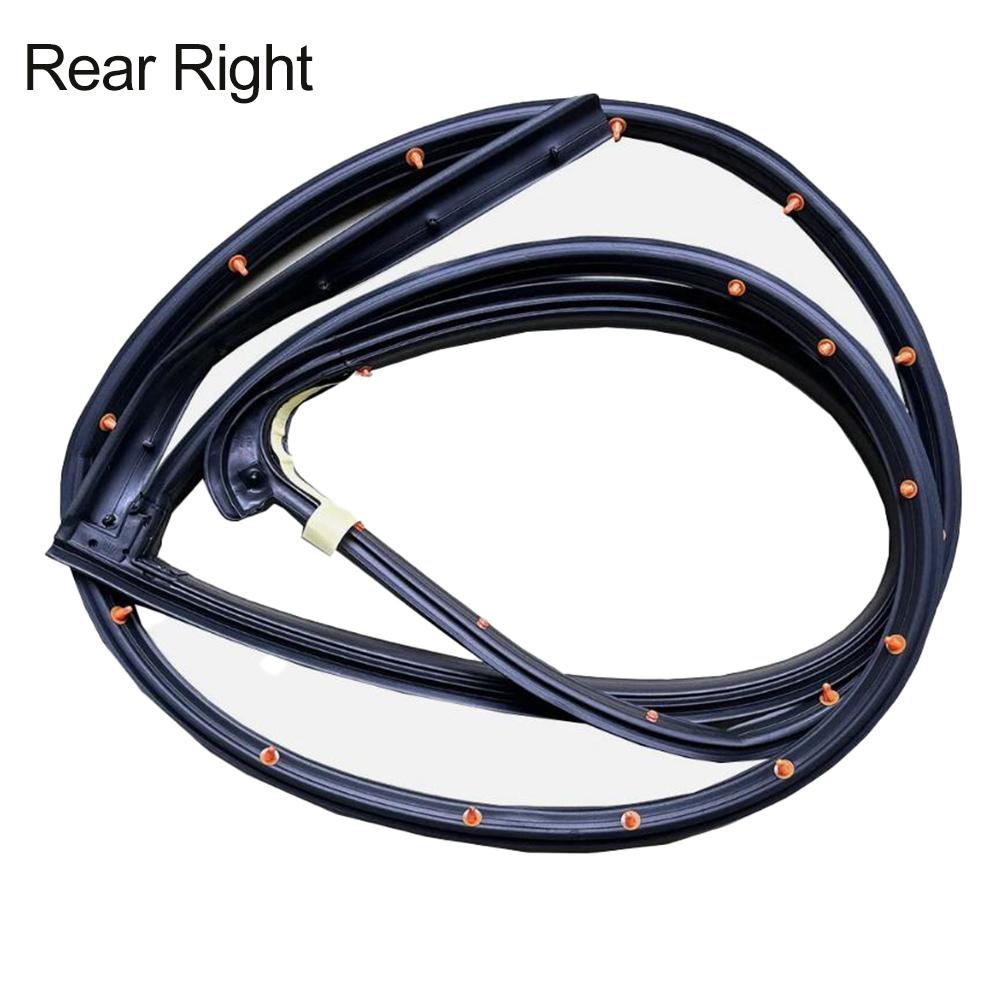 

Car Body Rubber Door Waterproof Sealing Strip For Hyundai For Veloster 2012-2017 Left Front/Right Front/Right Rear