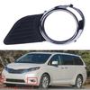 Chrome Trim Fog Light Grill Bumper Cover For Toyota Sienna XLE LE 11-2017 RH