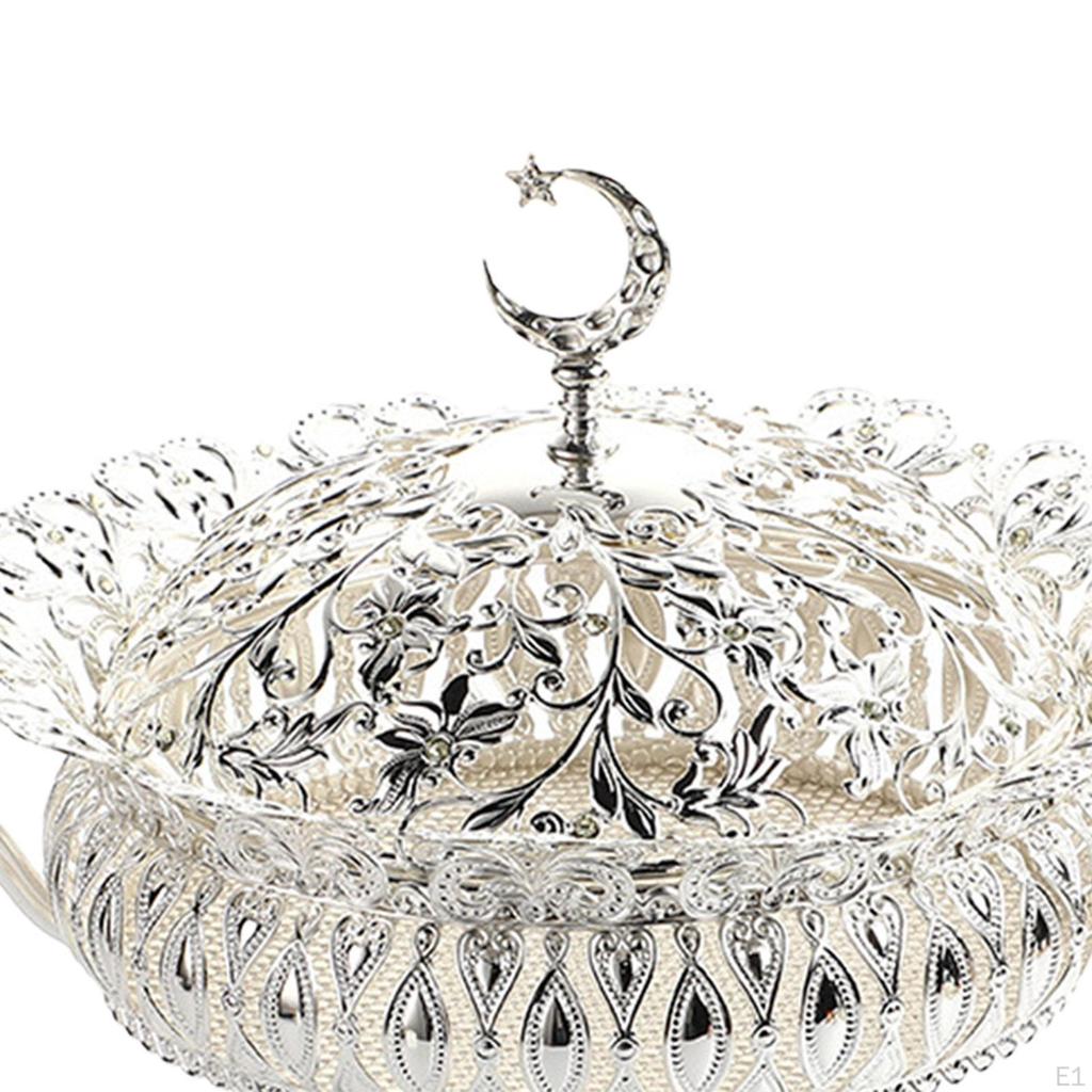 Podstavec Ovocná mísa s vyřezávaným vzorem Přenosná Luxusní Servírovací mísa na předkrmy