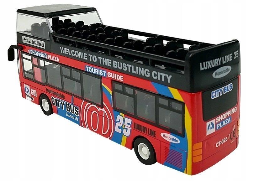City Bus Double Decker Lights Sounds Metal