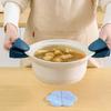 Hot Plate Grippers Non-Slip Bowl Tongs Anti-Scald Bowl Clip With Mats And Oven Gloves For Kitchen Pot Pan Dish Microwave Cooking