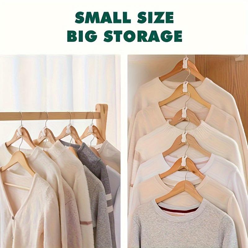 Innovative 50-Piece Foldable Plastic Hanger Hooks Set - Space-saving Box - Casual Style, Assorted Colors - Clothes Hooks, Hangers