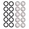 10pcs 12mm/18mm Motorcycle  Brake Master Cylinder Sight Glass Len Gasket with O  Motorcycle Brake Master Cylinder Window