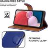 (Blue) Samsung Galaxy A13 4G Phone Wallet Leather Case