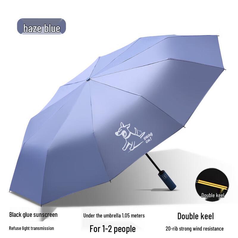 Hongye Automatic Happy Dog UV Protection Umbrella