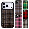 Schottisches Karomuster Warme Karomuster Handyhülle für iPhone 17,16e,15,14,13,12,11,Mini,Pro,MAX Weiche Silikonhülle
