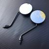 1 Pair Circle Motorcycle Mirror Rear View Mirrors For Motorcycles E-Bike Honda Scooter Kawasaki Suzuki Yamaha 10mm 8mm