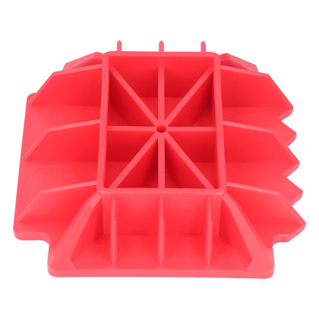 Jack Alleviate Base Pad Hard Nylon Red Serrated Replacement for XTREME OffRoad Rescue