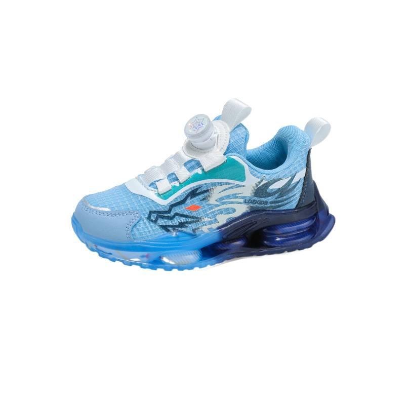 Nezha third prince Aobing boys' shoes 2025 autumn breathable double net sports and leisure shoes children's soft-soled running shoes