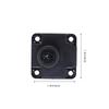 Cam Lock 19Mm Diameter 32Mm Length Black Zinc Alloy Drawer Lock for Office Files Cabinet Mailbox Desk Cupboard Tools Box Locker