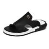 Fashion Hot Sale Men's Slippers Mixed Color Summer Outside Sandals Beach Mans Slipper Anti-slip Casual Slide Mens Shoes Big Size 39-47