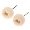 10Pcs Mini Wool Polishing Head 3Mm Shank Buffing Wheel Polish Brush Drill Rotary Abrasive Brush Hand Grinding Buffing Tools