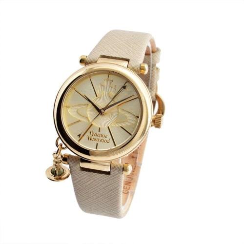 

Vivienne Westwood Orb Pop 32mm Quartz Watch, Cream, VV006GDCM