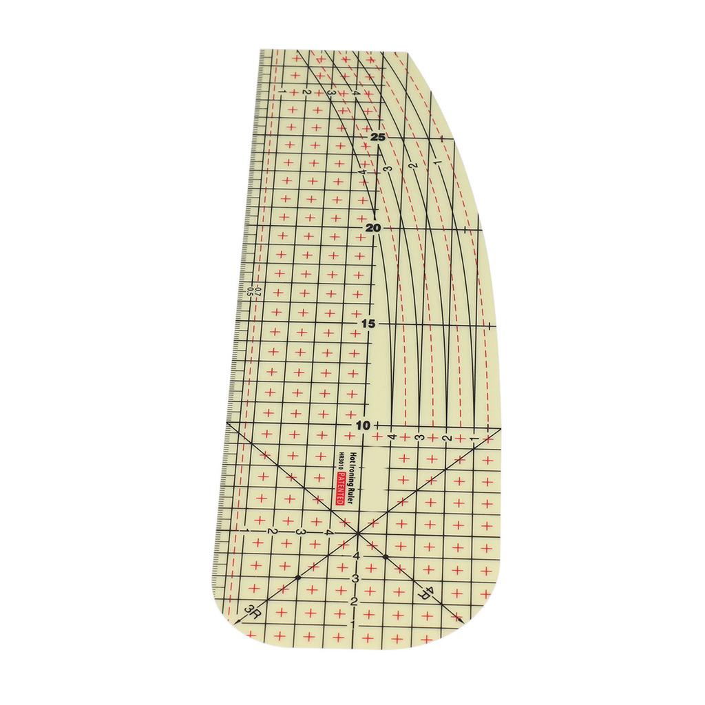 Hot Hem Ruler High Temperature Resistance Hot Ironing Measuring Tool for Electric Iron Home Ironing