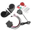 Electronic Horn System 12V 150dB Alarm Sound Remote Control Universal Fit for Car Sedan Truck SUV