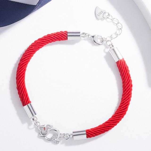 Weihnachtsschwein Armband Kreatives Sternzeichen Niedliches Haustier Schwein Schmuck Weben Partner Schmuck