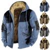 Veste à blocs de couleurs pour hommes, veste à capuche avec fermeture éclair, tendance décontractée, printemps et automne