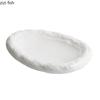 Irregular Stone Pattern Double-layer Plate Ceramic Dessert Dish Snack Plate Sashimi Sushi Plate Artistic Conception Tableware