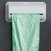 Trash Bag Organizer Plastic Punch Free Wall Mount Garbage Bag Dispenser Holder for Home Kitchen