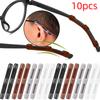 10pcs Glasses Anti-slip Silicone Sleeve Eye Frame Leg Drag Fixed Ear Hook Bracket Anti-drop Artifact Glasses Accessories