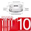 Dual-Sided Flat Timing Pulley: 5M50 Teeth, Width Options 11/16/21/27AF, Bore Size 8-30.