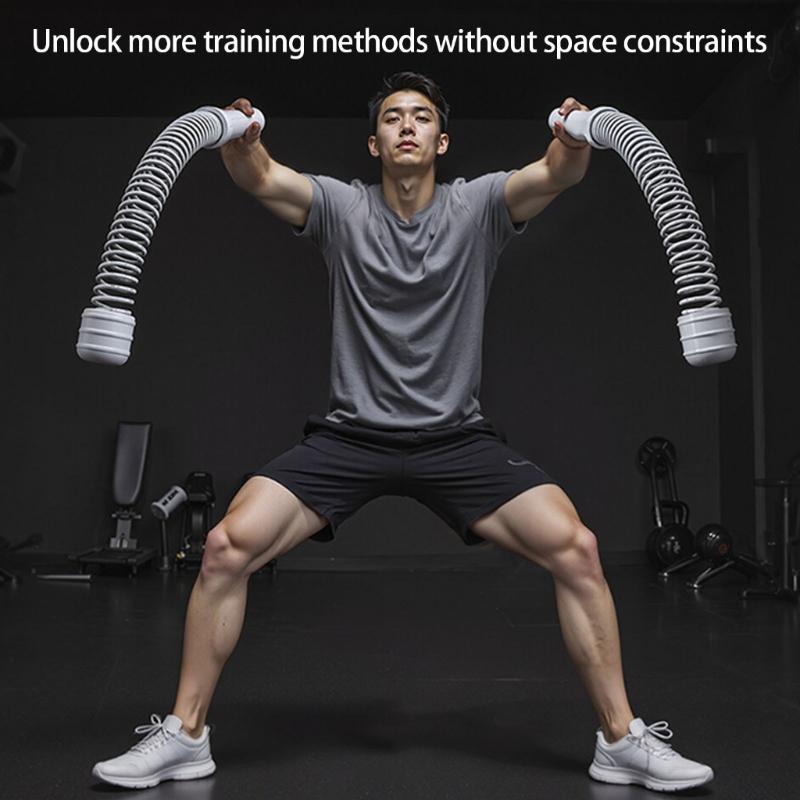 Cordless Battle Rope Fitness Training Full Body Workout Durability Ergonomic Grip for Homes Outdoor Gym Use