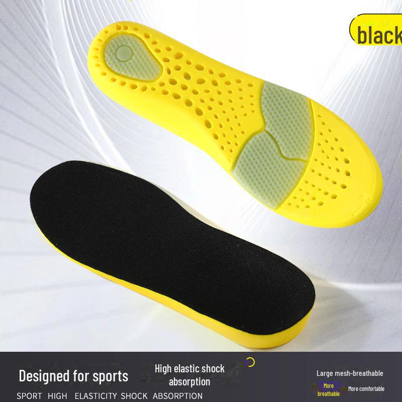 

Амортизирующие стельки ComfortPlus PU с полной подкладкой: Дезодорирующий, впитывающий пот, дышащий, утолщенный латекс для комфорта и поддержки в течение всего дня. 39-40 чёрный