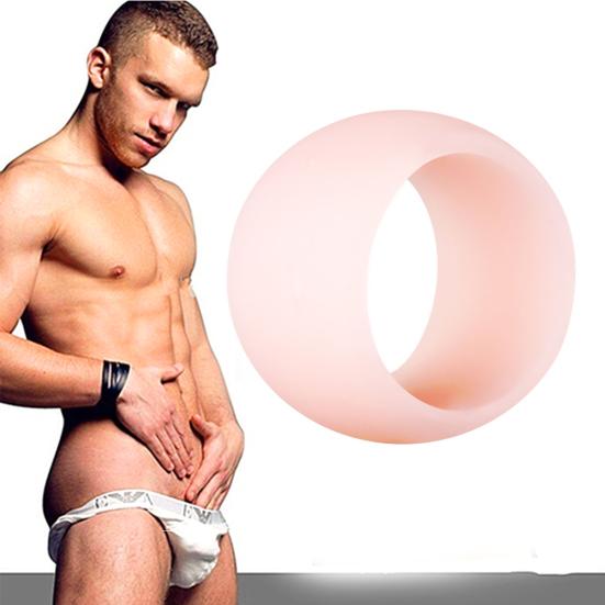 Silikon Penis Ring Cock Lock Mannlig Onani Forsinkelse Ejakulasjon Voksen Sexleketøy