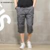 Summer Overalls Thin Loose Shorts Men's Multi-pocket Pants Outdoor Leisure Sports Cropped Pants Men