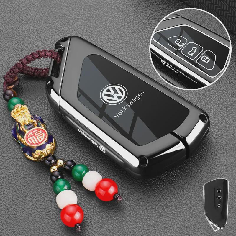 Kryt klíče 2024 Volkswagen Tiguan L/Pro s kovovou přezkou (Pasuje na modely 17-24)