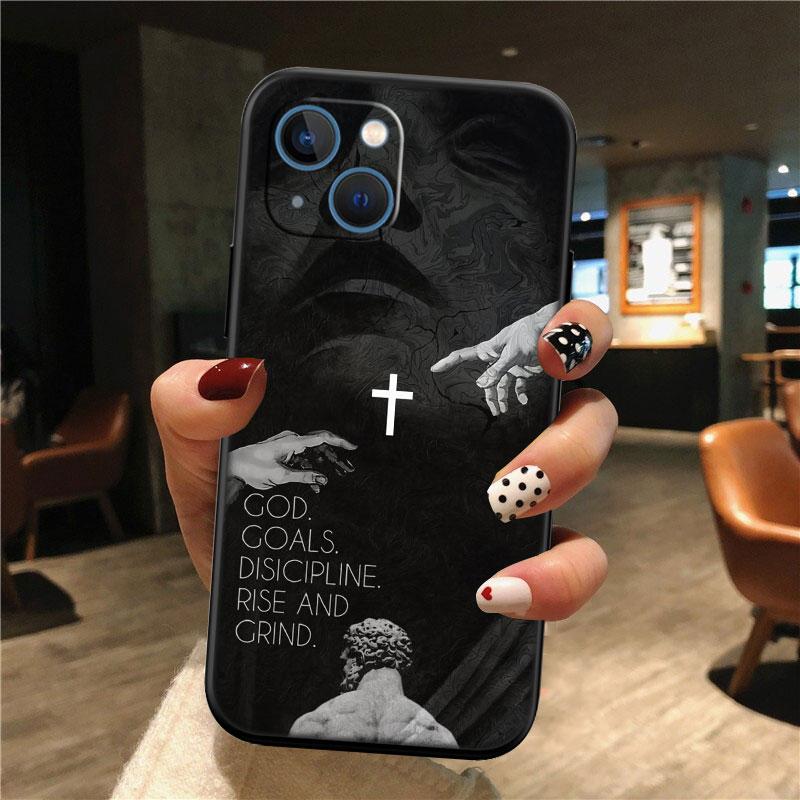 

Bible verse Jesus Christ Shell Phone Case for Samsung Galaxy Note 10 20 S23 S24 S25 Ultra FE Plus Edge Lite A02S A35 A07 A17 Galaxy S23+