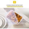 ZISIZ Square Plastic Food Storage Containers