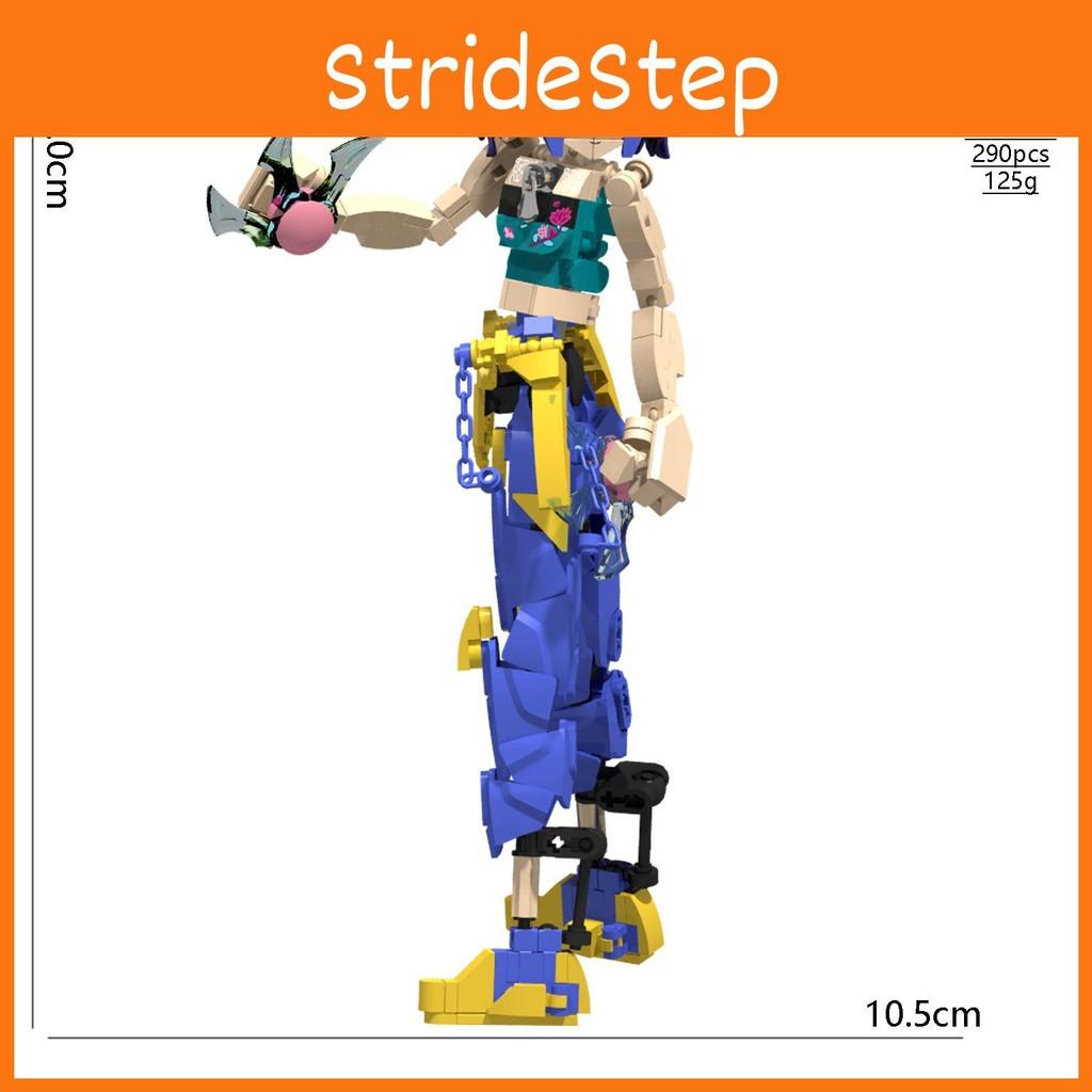 Kpop Demon Hunters Rumi Mira Zoey Anime Character Building Block Ornament Model