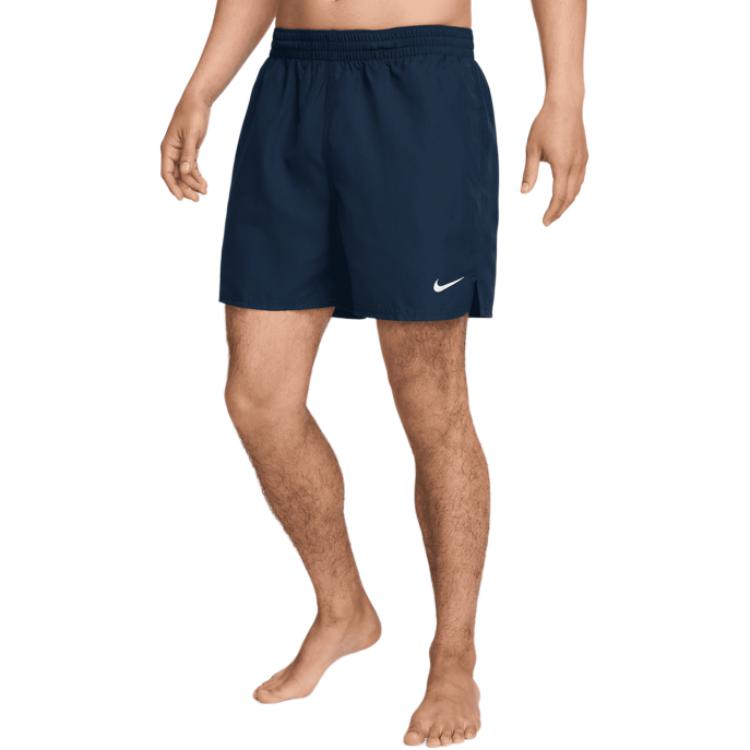 Nike Logo Print Casual Swim Shorts Men Swimwear Midnight-Navy NESSF560-440