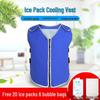 Kühlweste mit Eispack für Sommer-Hitzschlagprävention und Outdoor-Einsatz - Ideal für Baustellen mit hohen Temperaturen