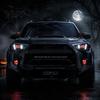 Universal Vehicle Projection Kit Dynamic Eye Car Light, Demon Synchronized RGB Animation Lamps, Decorative Auxiliary Projector Light 6/33 Mode Remote